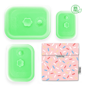 High-Quality Silicone Collapsible Airtight Food Container - Bundle Set of 4