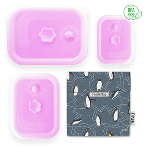 High-Quality Silicone Collapsible Airtight Food Container - Bundle Set of 4