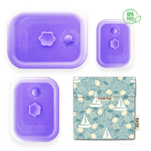 High-Quality Silicone Collapsible Airtight Food Container - Bundle Set of 4