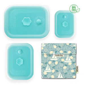 High-Quality Silicone Collapsible Airtight Food Container - Bundle Set of 4