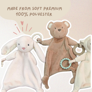 Bunny Plushie Teether Lovies Comforter