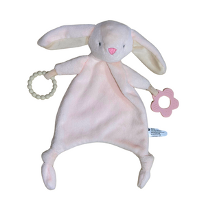Bunny Plushie Teether Lovies Comforter