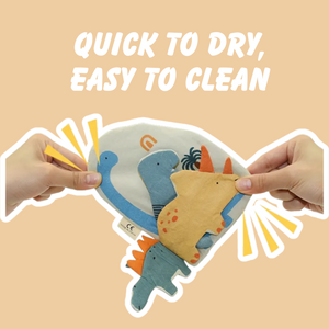 Baby Early Learning Cloth Book - Dinosaur