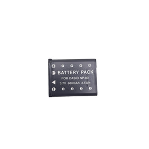 NP-80 Camera Replacement Battery for Casio Cameras