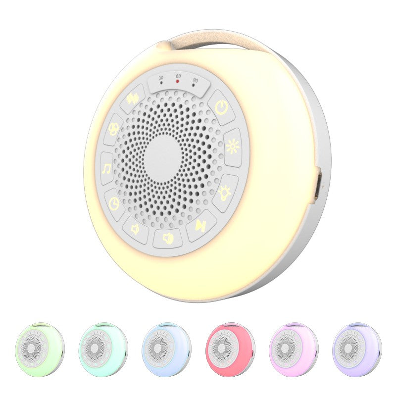 [NYZE] Portable Baby Sleep Soother | White Noise Machine with 26 Soothing Sounds and 7 Color LED Nightlights, Sleep Sound Therapy for Baby Toddlers Adults Insomnia