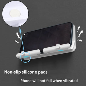 [NYZE] Wall Mount Multi-Purpose Holder With Self-Adhesive Strips | Charging Holder For Various Phone Models
