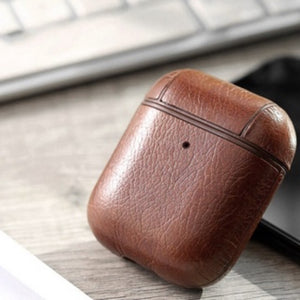 Protective Business Style Leather Case For AirPods 1/2/Pro