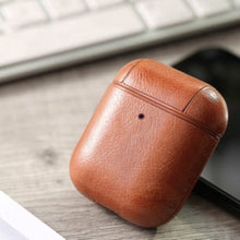 Load image into Gallery viewer, Protective Business Style Leather Case For AirPods 1/2/Pro