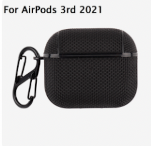 [NYZE] Nylon Braided Protective Case For Apple Airpods Pro and Apple AirPods 1/2/3 Supports Wireless Charging