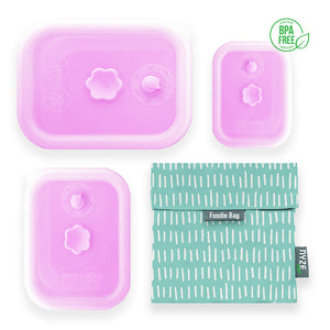 High-Quality Silicone Collapsible Airtight Food Container - Bundle Set of 4