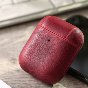[NYZE] Protective Business Style Leather Case For Apple AirPods Pro and Apple AirPods 1/2 Supports Wireless Charging