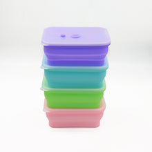 Load image into Gallery viewer, High-Quality Silicone Food Storage Container with Airtight Silicone Lid | Set of 3 |  Available in 4 colors