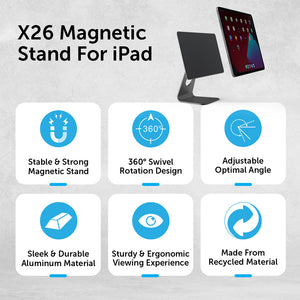 Magnetic Stand and Mount For iPad
