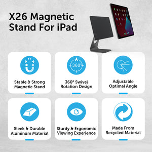 [NYZE] Magnetic Stand and Mount For Apple iPad Pro 11(2018-2021) / iPad Air 4 (2020) / iPad Pro 12.9 (2018-2020)