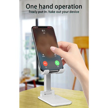 Load image into Gallery viewer, [NYZE] Super Lightweight &amp; Foldable Aluminium Table Stand for Smartphones, Tablets, etc. - Extra Sturdy