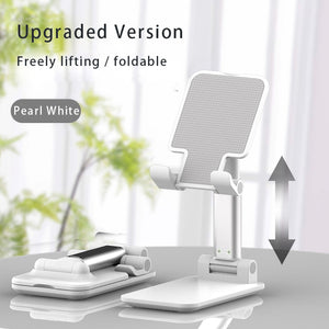 Super Lightweight, Extra Sturdy Foldable Aluminium Table Stand for Smartphones, Tablets