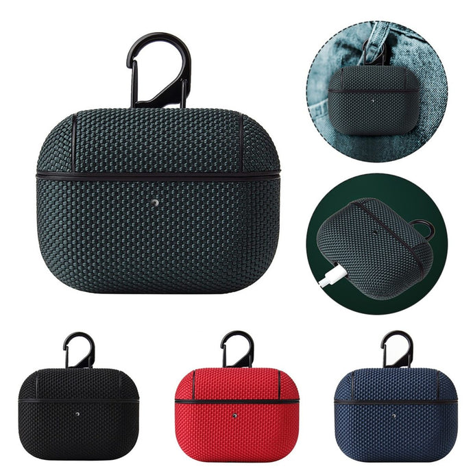 [NYZE] Nylon Braided Protective Case For Apple Airpods Pro and Apple AirPods 1/2/3 Supports Wireless Charging