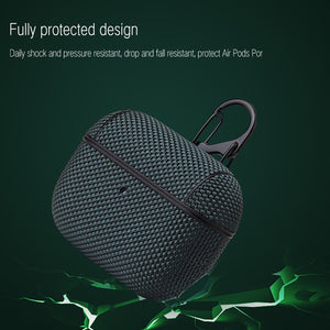 Sturdy protective nylon case for Apple Airpods Pro / Pro 2 with support for wireless charging