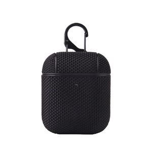 Sturdy protective nylon case for Apple Airpods 1/2 Gen with support for wireless charging