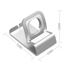 Load image into Gallery viewer, Sleek and stable aluminium allow dock / stand / holder for Apple iWatch (all models/sizes)