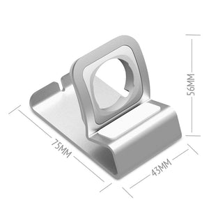 Sleek and stable aluminium allow dock / stand / holder for Apple iWatch (all models/sizes)
