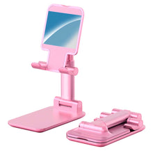 Load image into Gallery viewer, Super Lightweight, Extra Sturdy Foldable Aluminium Table Stand for Smartphones, Tablets